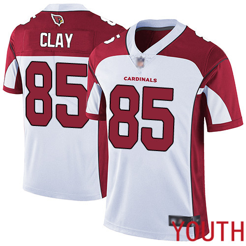 Arizona Cardinals Limited White Youth Charles Clay Road Jersey NFL Football #85 Vapor Untouchable